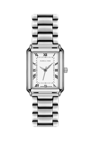 Orologio al quarzo in acciaio e diamante Netty