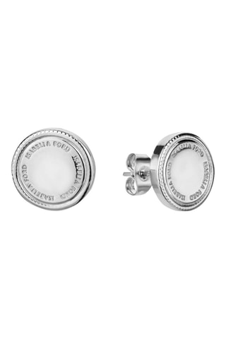 Cofanetto orologio al quarzo in acciaio e diamante e orecchini Morgane