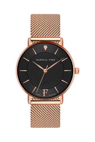 Cofanetto orologio al quarzo e cinturini in acciaio