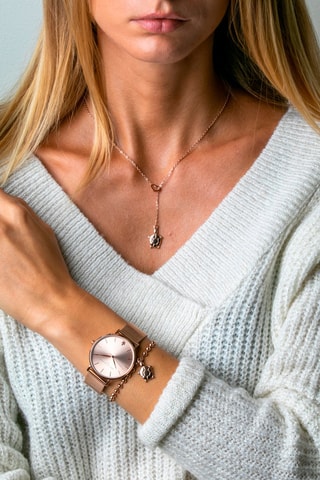 Collana - Dorato rosa