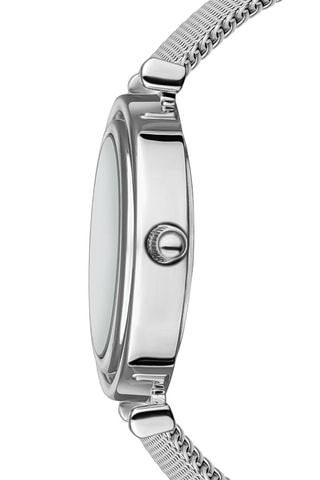 Orologio al quarzo in acciaio Clare - Argentato