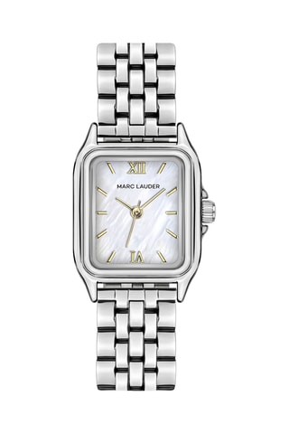 Orologio al quarzo in metallo Nira - Argentato