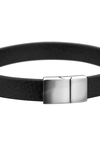 Cofanetto orologio al quarzo in pelle e bracciale in pelle London