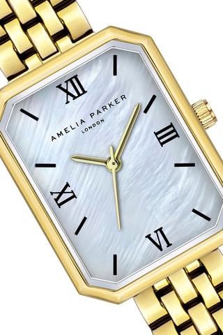 Cofanetto orologio al quarzo e bracciale in acciaio Shell Bay - Madreperla