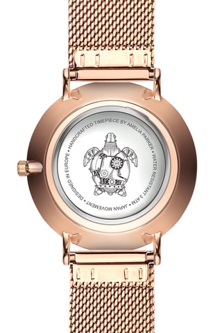 Orologio al quarzo in acciaio Gold Sky - Dorato rosa