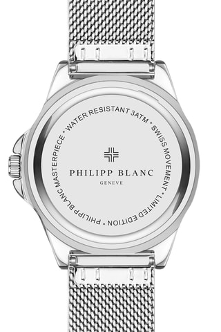Orologio al quarzo in acciaio Wettingen - Argentato e nero