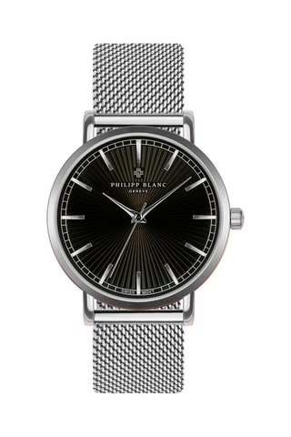 Orologio al quarzo in acciaio - Argentato