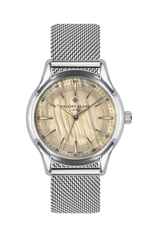 Orologio al quarzo in acciaio - Argentato