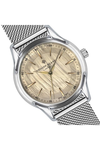 Orologio al quarzo in acciaio - Argentato