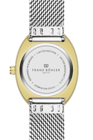 Orologio al quarzo in acciaio  Cavloc - Argentato e dorato