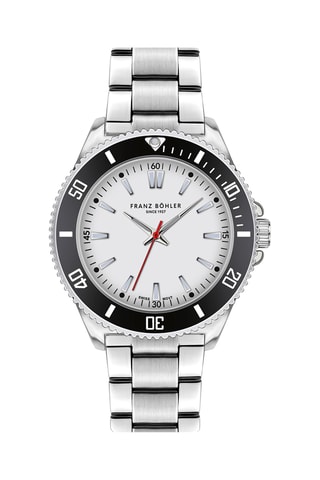 Orologio al quarzo in acciaio Walen - Cronometro - Argentato
