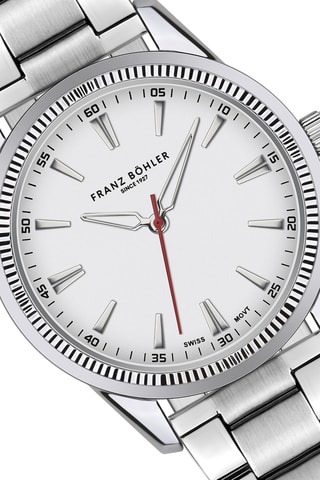 Orologio al quarzo in acciaio Thun - Argentato