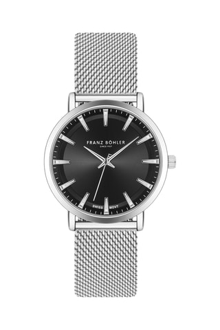 Orologio al quarzo in acciaio Tanay - Argentato