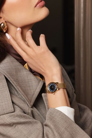 Orologio al quarzo in acciaio Biel - Dorato