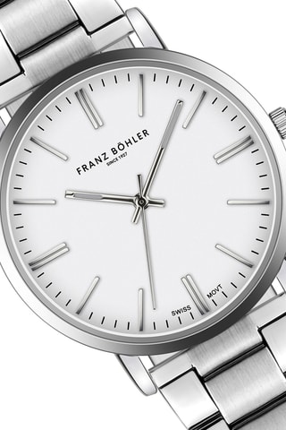 Orologio al quarzo in acciaio Bannalp - Argentato