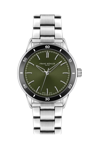 Orologio al quarzo in metallo Türlersee  - Cronometro - Argentato e nero