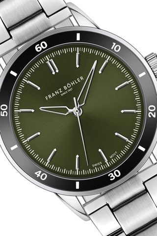 Orologio al quarzo in metallo Türlersee  - Cronometro - Argentato e nero