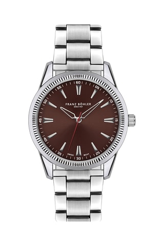 Orologio al quarzo in metallo Rotsee - Cronometro - Argentato