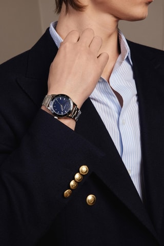 Orologio al quarzo in acciaio  Sihl - Argentato e nero