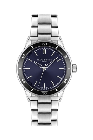 Orologio al quarzo in acciaio  Sihl - Argentato e nero
