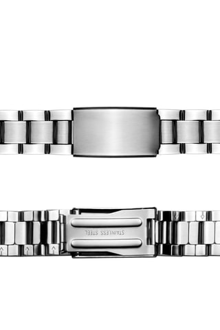 Orologio al quarzo in acciaio Lungern - Argentato