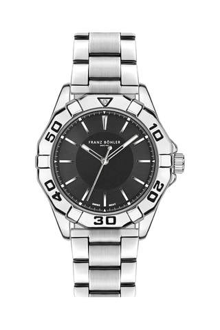 Orologio al quarzo in acciaio Totensee - Argentato