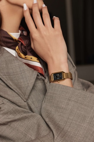 Orologio al quarzo in acciaio Oberaar - Dorato