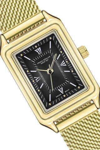 Orologio al quarzo in acciaio Oberaar - Dorato