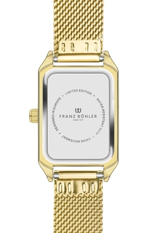 Orologio al quarzo in acciaio Oberaar - Dorato
