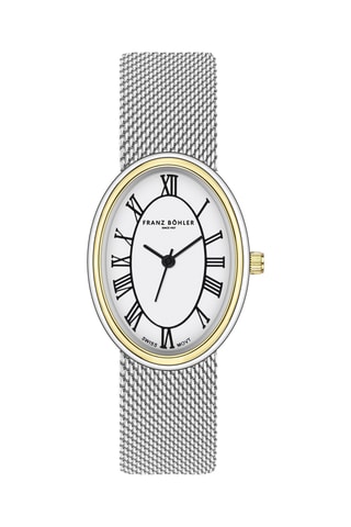 Orologio al quarzo in acciaio  Davos - Argentato e dorato