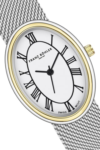 Orologio al quarzo in acciaio  Davos - Argentato e dorato