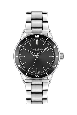 Orologio al quarzo in metallo Katzensee - Argentato e nero
