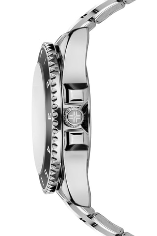 Orologio al quarzo in acciaio - Argentato