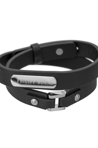 2 bracciali Paul - Pelle - Nero