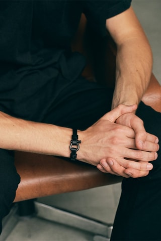 Bracciale - Pelle - Nero