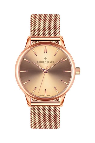 Orologio al quarzo in acciaio - Dorato rosa
