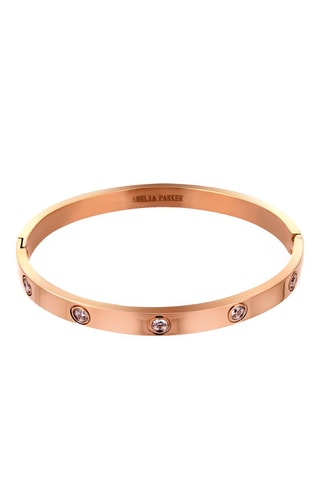 Bracciale bangle - Veri cristalli
