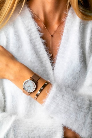 Bracciale bangle - Veri cristalli