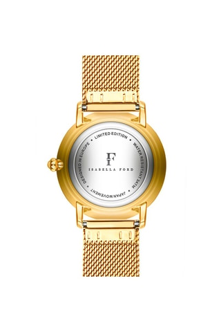 Orologio al quarzo in acciaio e diamanti Selene