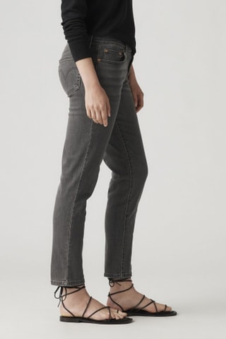 Jeans boyfriend Mid Rise - Grigio scuro