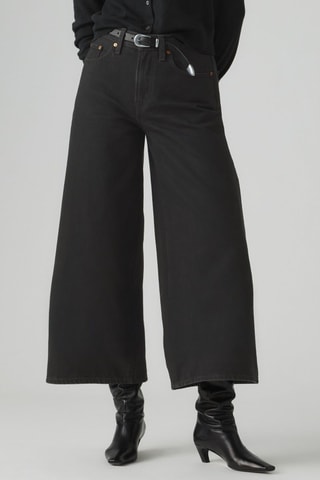 Jeans wide legs - Nero