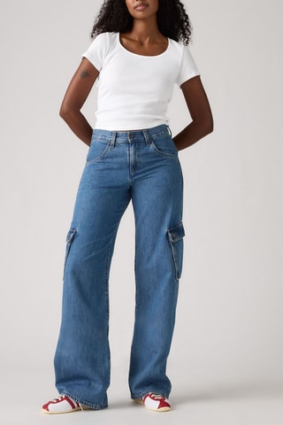 Jeans cargo - Blu