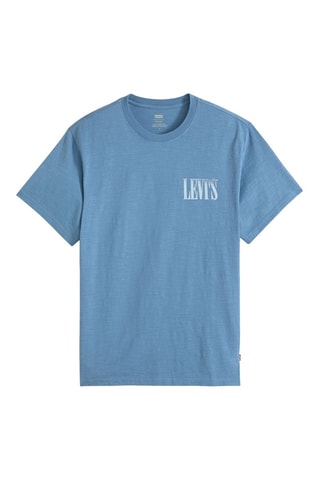 T-shirt relaxed - Blu