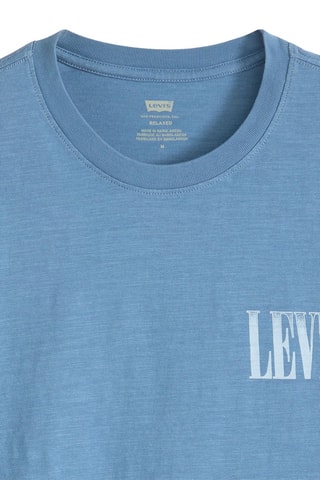 T-shirt relaxed - Blu