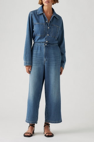 Tuta in jeans - Blu