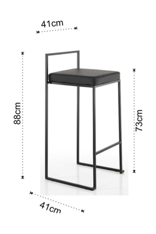 2 tabourets Dodo - Noir