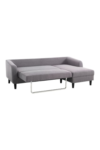 Canapé d'angle droit convertible Fanny - Anthracite