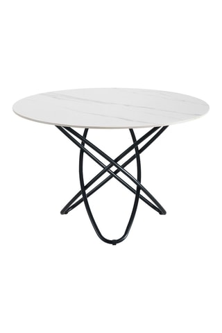 Table Hula Hoop - Noir et blanc