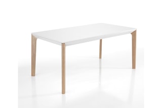 Table extensible en bois Varm - Blanc