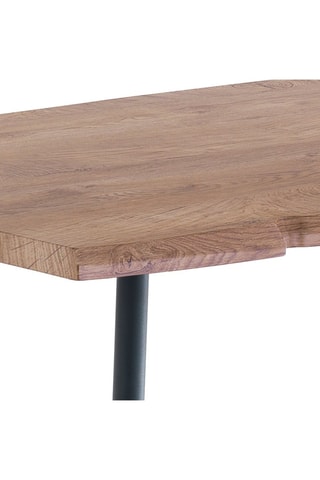 Table Nell-b - Imitation bois et noir